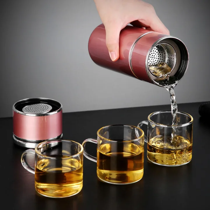 茶水分离泡茶杯便携保温办公室男女士高档防摔不锈钢过滤车载水杯